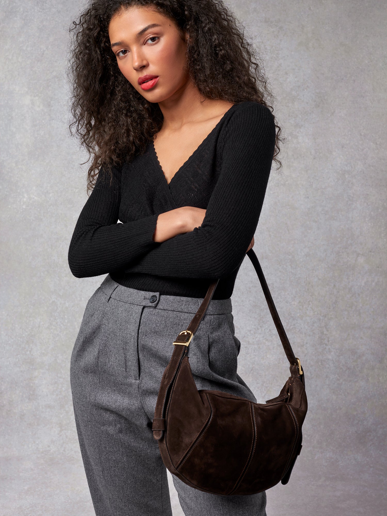 Knit wrap sweater | Rouje • Rouje Paris Knit wrap sweater | Rouje • Rouje Paris