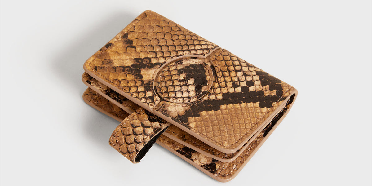 Womens KIKI wallet Python naturel  Rouje Paris Small leather goods ⋆ The  Foreword South