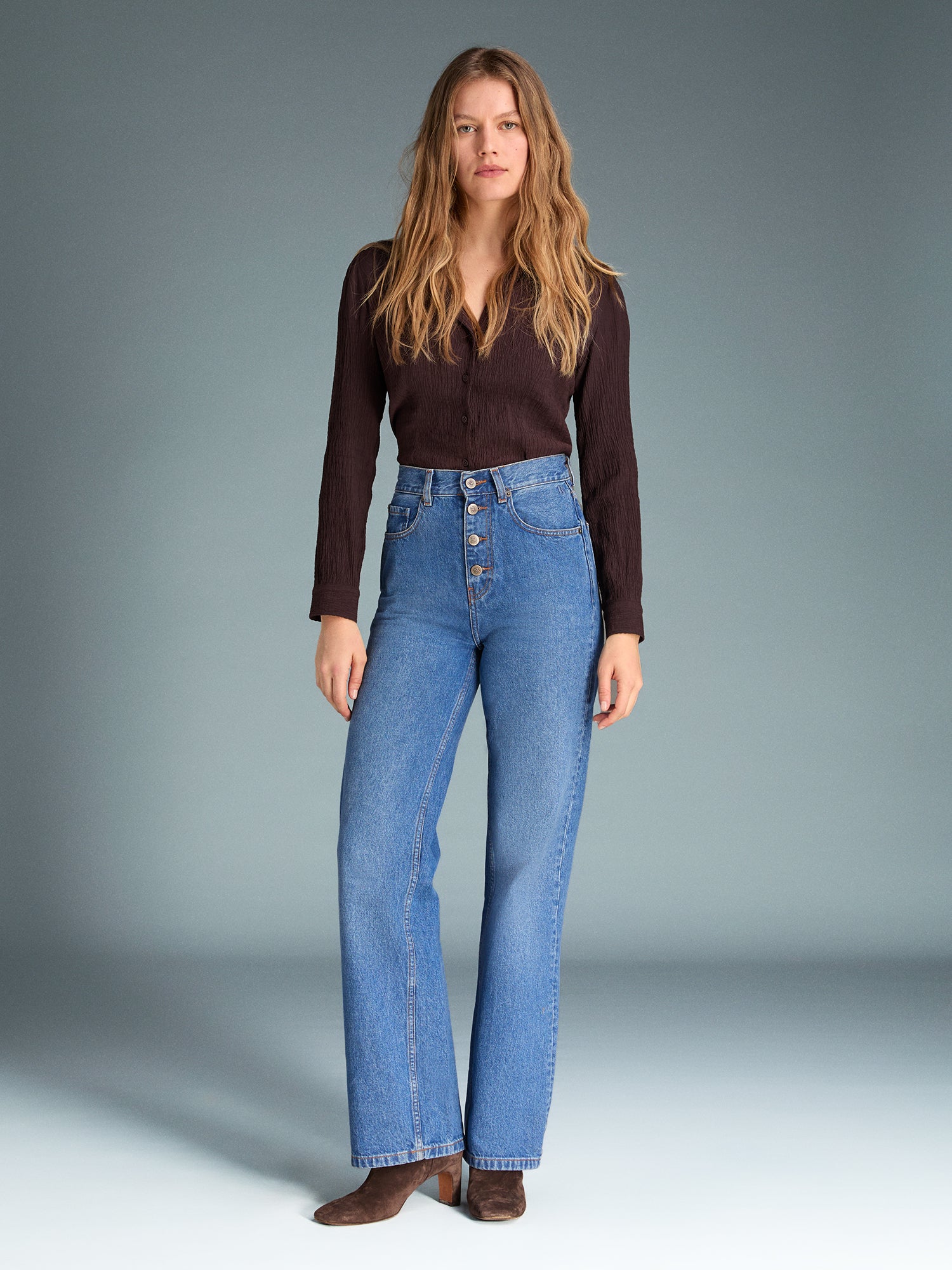 High waisted jeans with front pockets | Rouje • Rouje Paris High waisted jeans with front pockets | Rouje • Rouje Paris