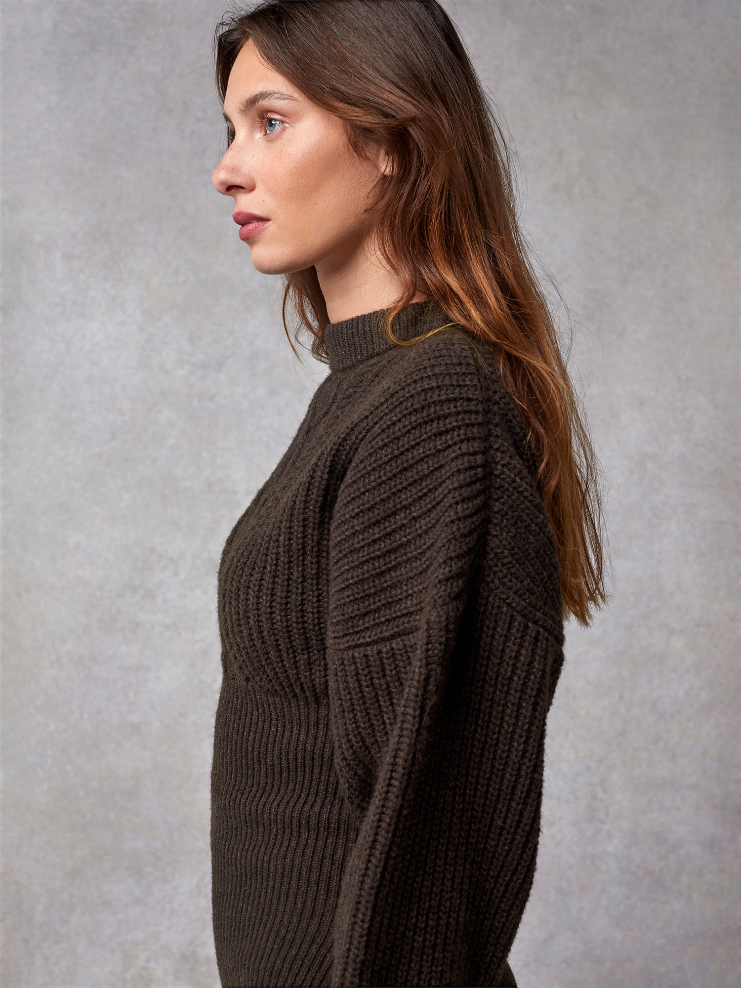 Cable knit sweater dress | Rouje • Rouje Paris