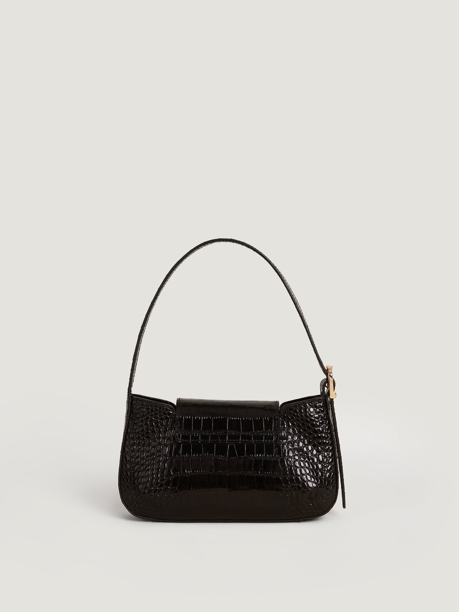 Croc effect baguette hot sale bag