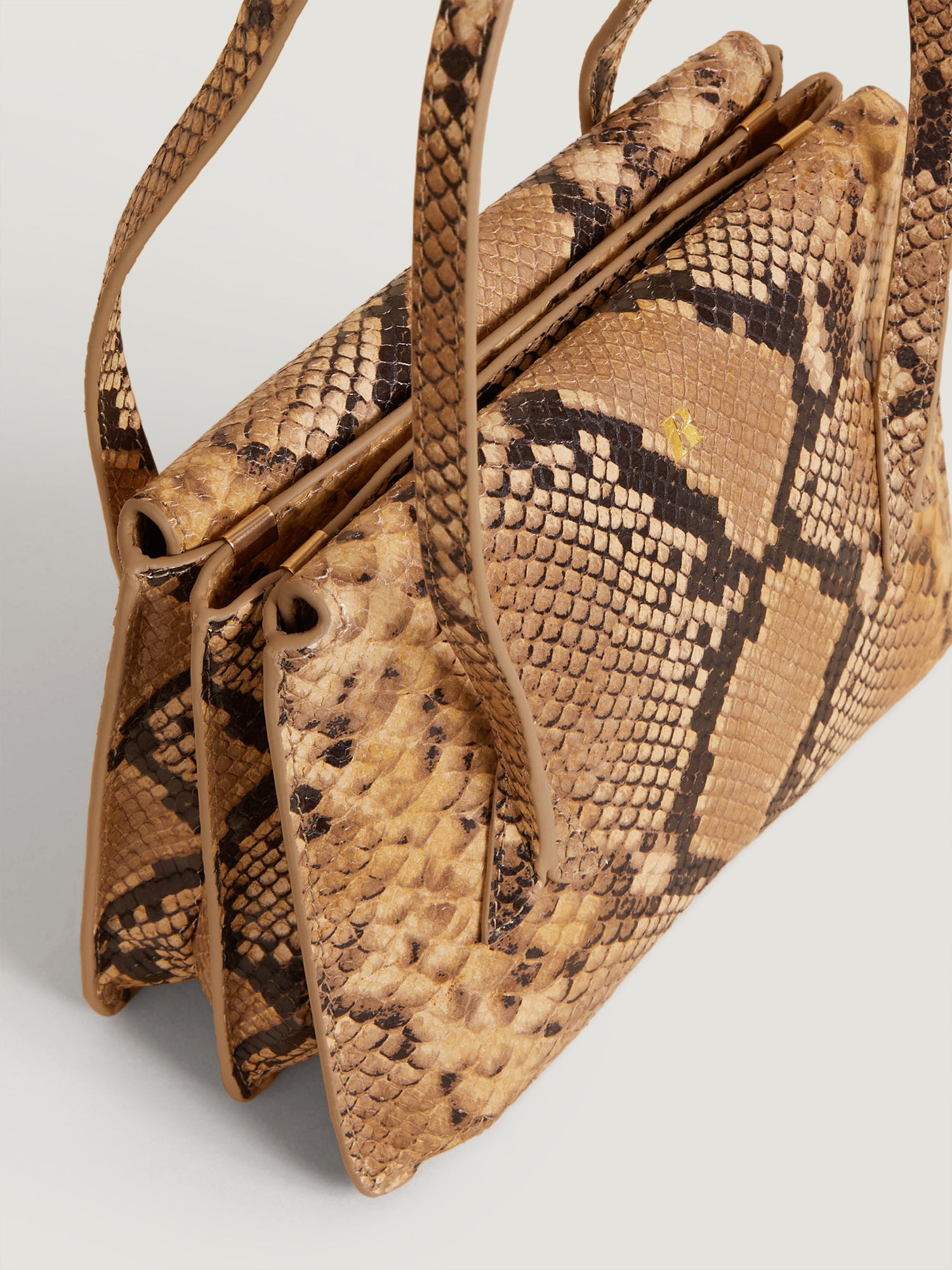 Buy Eske Nela Golden Animal Effect Medium Handbag For Women At Best Price @  Tata CLiQ