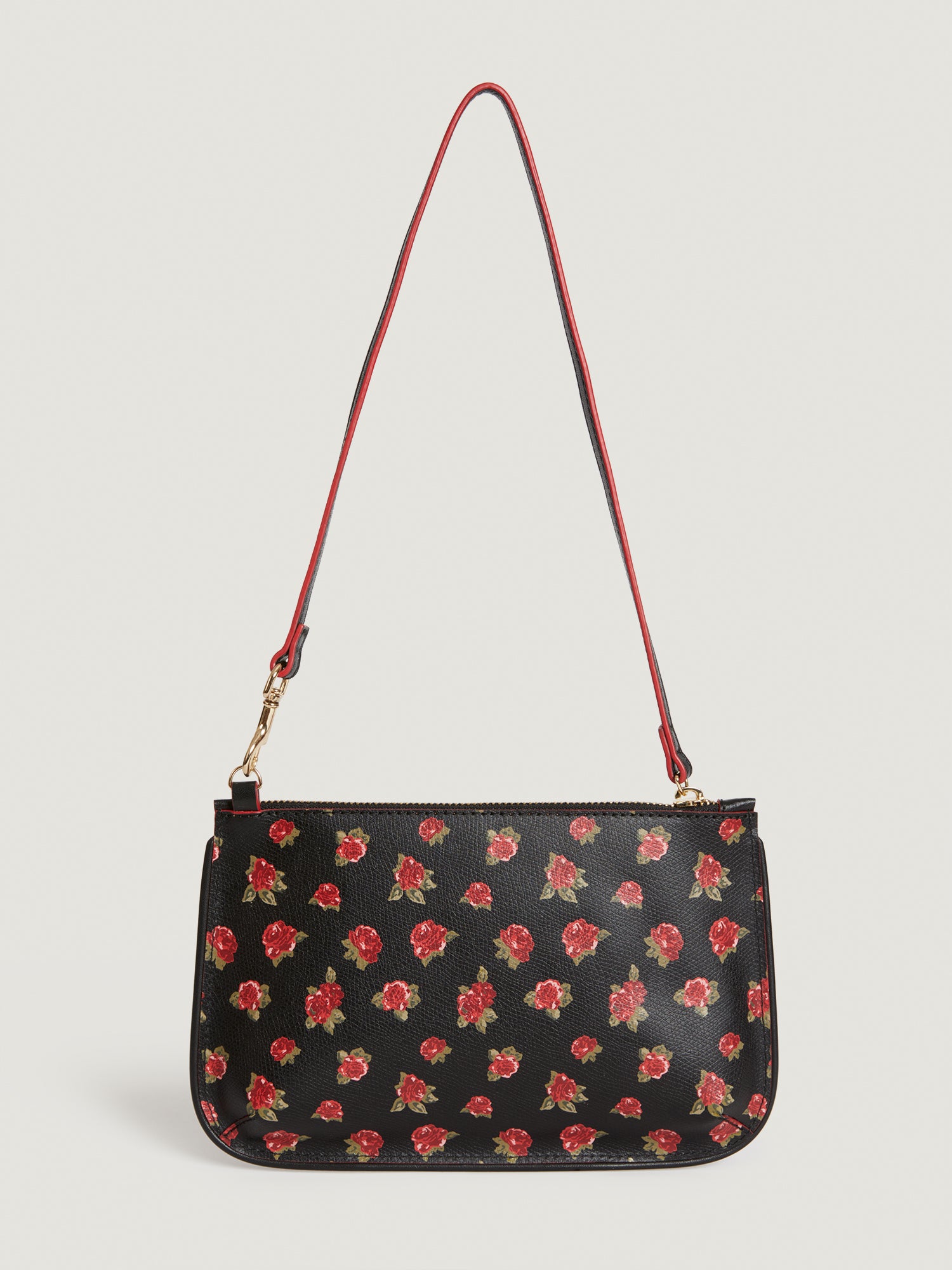 Mini clutch bag in floral printed leather | Rouje • Rouje Paris