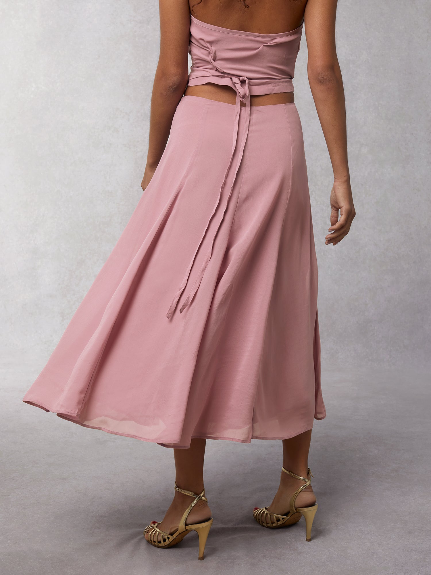 High-waisted midi skirt with maxi volume | Rouje • Rouje Paris