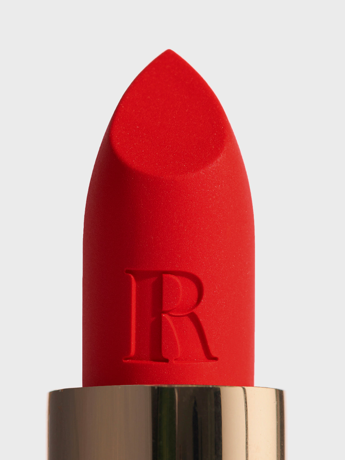 Coral red clean vegan semi-matte lipstick