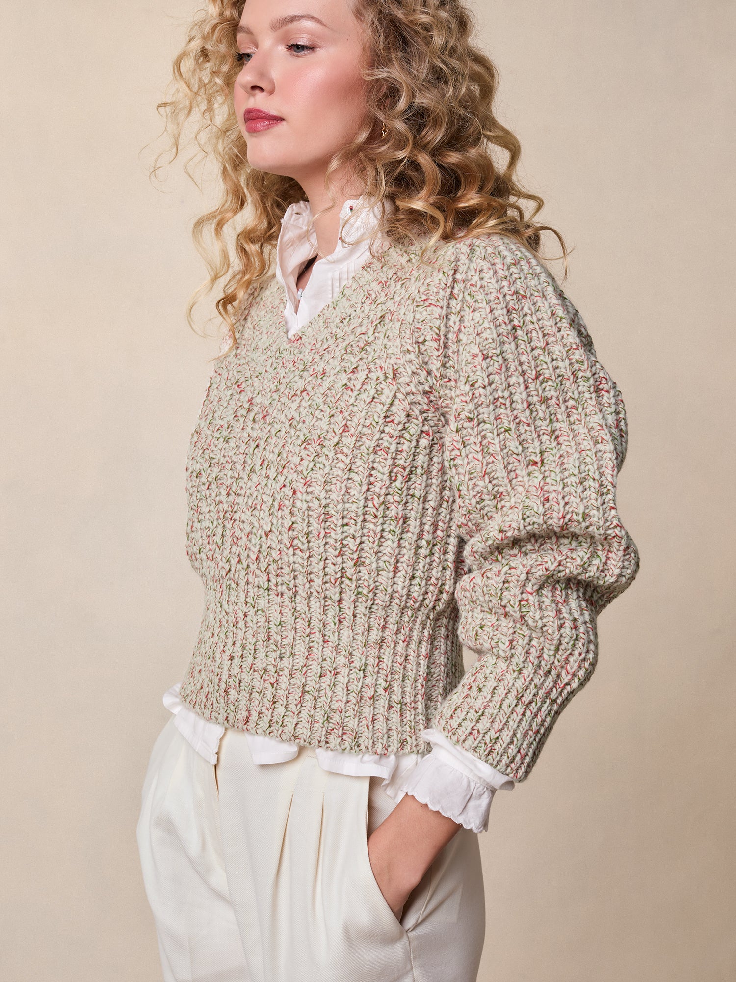 Short mottled sweater | Rouje • Rouje Paris